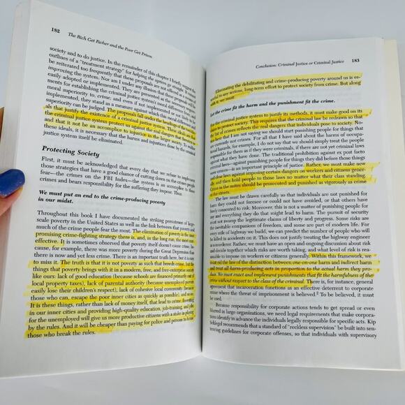 The Rich Get Richer And The Poor Get Prison paperback book by Jeffrey Reiman GUC - Picture 11 of 12